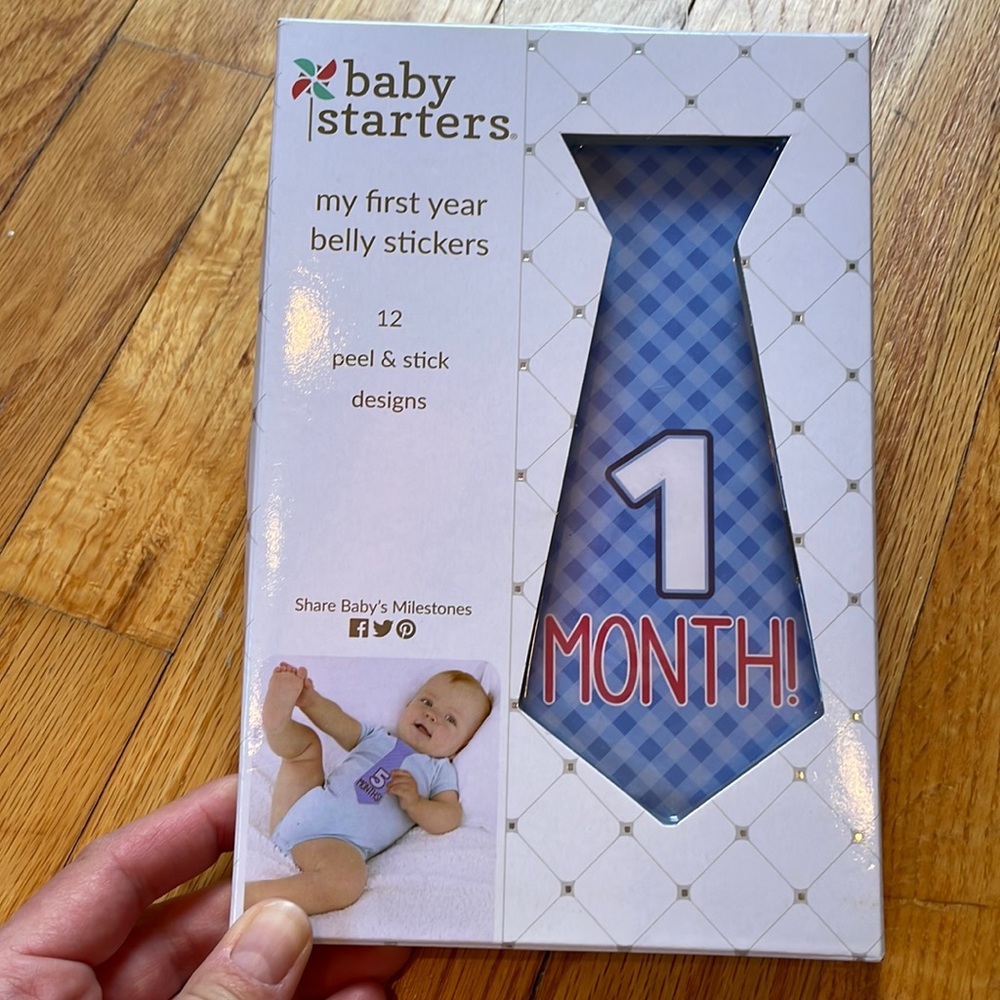 My first year baby belly stickers